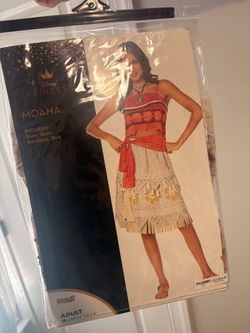Disney Princess Moana Adult Costume Large