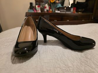 Black heels women's size 7