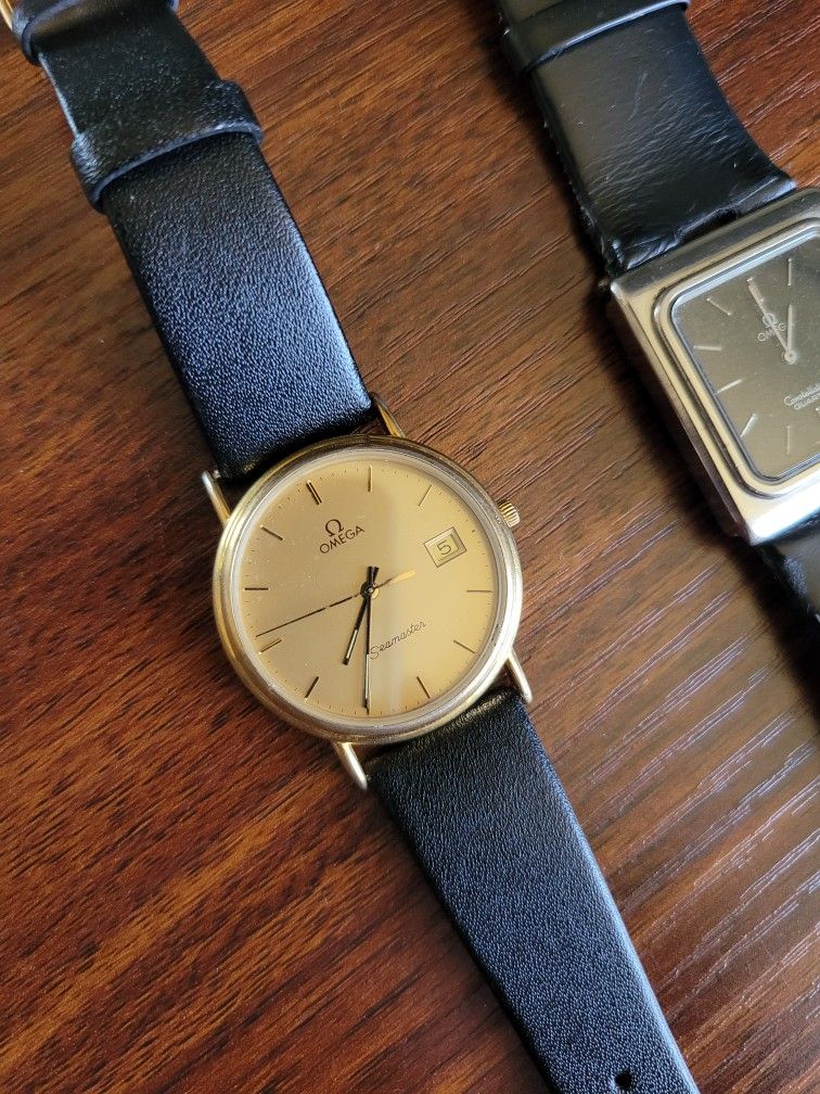 Mens Omega Sea Master Quartz And Omega Constellation Quartz Parts Only