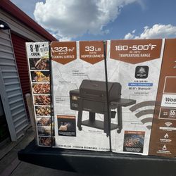 Pit Boss Odessa 1250 Sq in Wood Pellet Grill and Smoker with Wi-Fi® and Bluetooth® – Onyx Edition