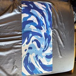 Blue Swirl Large Gaming Mousepad
