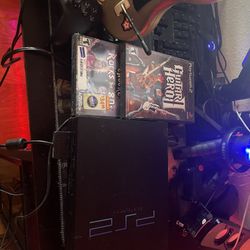 PS2 No Controller 2 Guitar Hero Games Disk Drive Not Working