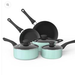 Aluminum Alloy Non-Stick Cookware Set, Pots and Pans - 8-Piece Set 