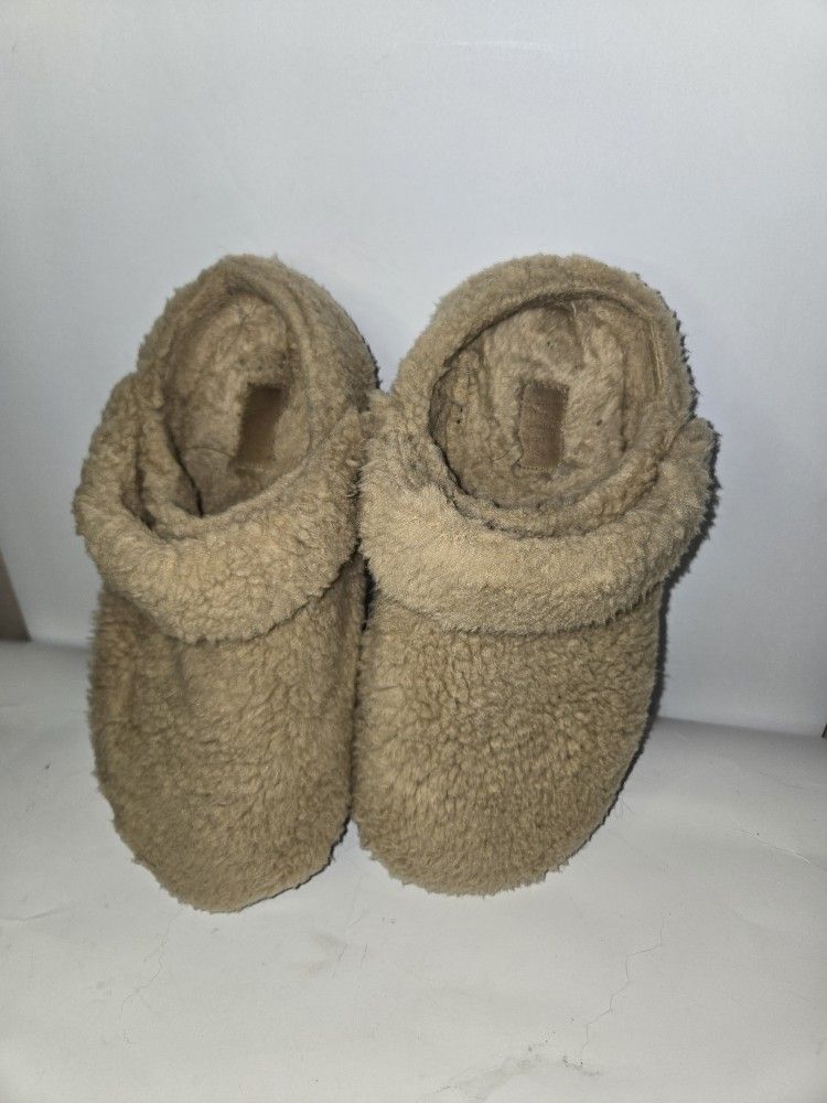 Crocs Ladies Classic Cozzy Slipper Sepia Colorway Size 8 Comfy House Shoes