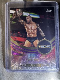Topps Randy Orton WrestleMania Serial Numbered /399