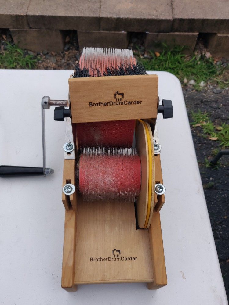 Baby Brother 4" wide Drum Carder