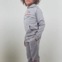 Champion Boys' Heavyweight Active Set  Grey Set Sz  4/5 Jogger