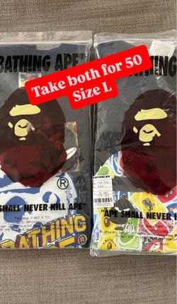 2Bape shirts for 50 Size L