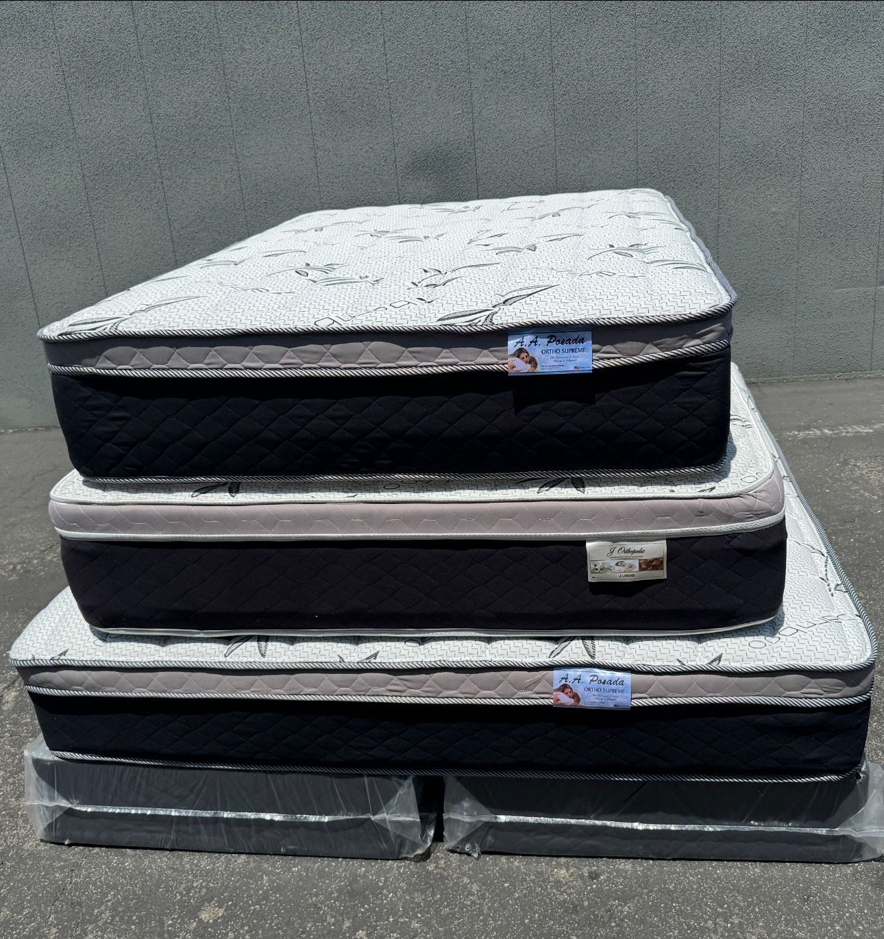 Full Size Mattress And Box Spring New