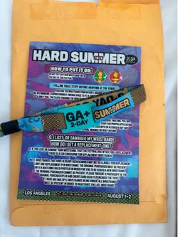 Hard Summer Wristband