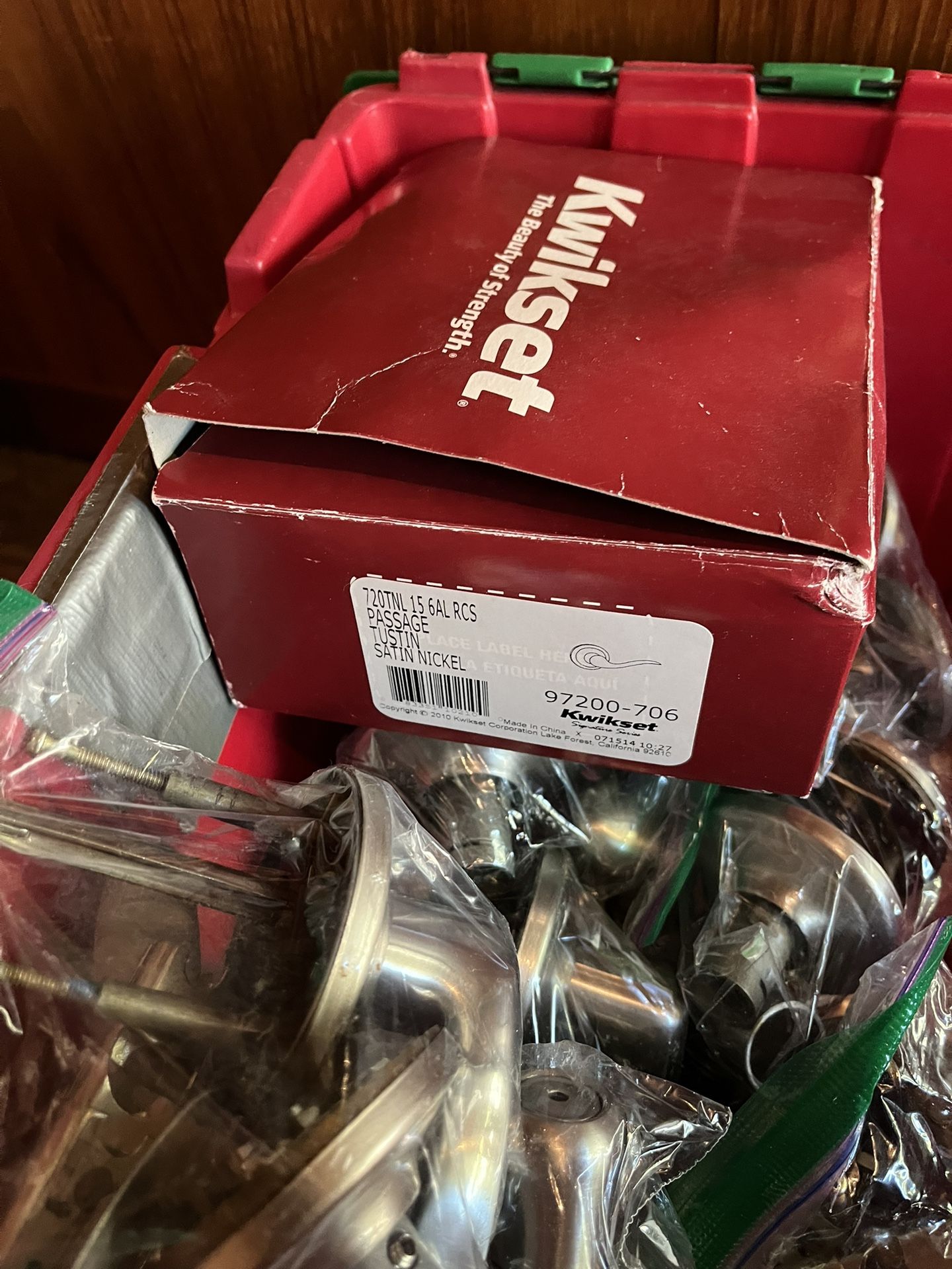 Kwikset Exterior Door Locks: Interior Locks: Ives Cabinet Pulls: Door Stops. 