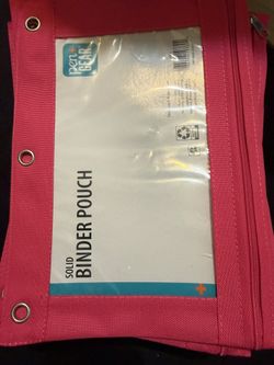 Solid Binder Pouch (pencil Case)