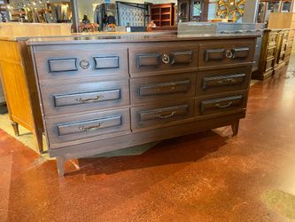 Vintage Nine Drawer Horizontal Dresser