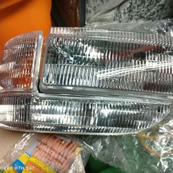 Headlights For Ford Explorer Or Expedition Or Ranger  Early 2000s Model