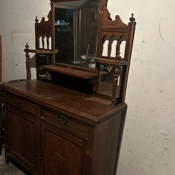 Vintage Dresser With mirror