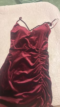 Burgundy Dress