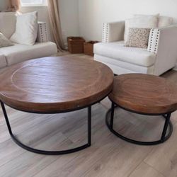 Pottery Barn Coffee Table Set