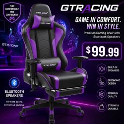 GTRACING GAME CHAIR BLUETOOTH NEW