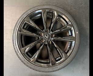 OEM Lexus Black Chrome Wheel with Falken Tire