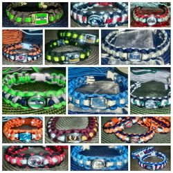 Custom NFL Paracord Bracelets