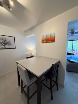 Dining room table and 3 chairs