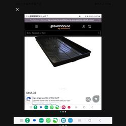 Botanicare OD Black Tray - 4' x 8'