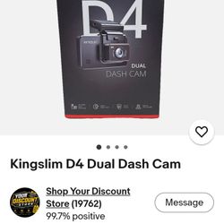 Kingslim D4 Dual Dash CAM 