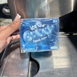 Ice gummy squishy cube 