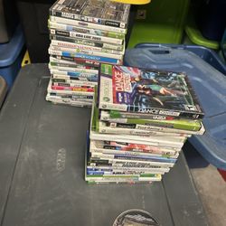 Full Bin Of Video Games 