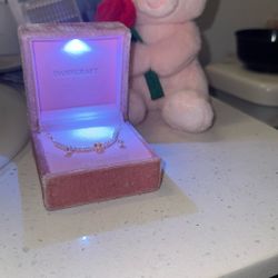 Valentine’s Gift Necklace Earrings And A Free Teddy Bear