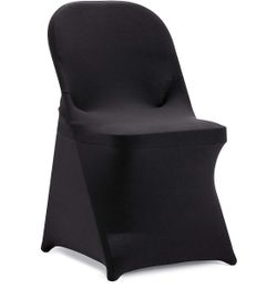 Stretching Black Chair Covers
