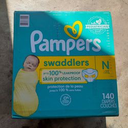 Pampers Newborn, 140 Count $30