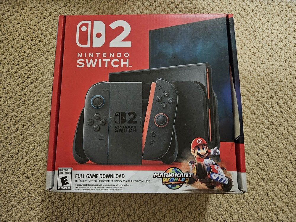 New Nintendo Switch 2 Mario Kart World Bundle
