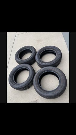 4 — 255/60r18 Tires Good 90% Treads 2023 DOT!