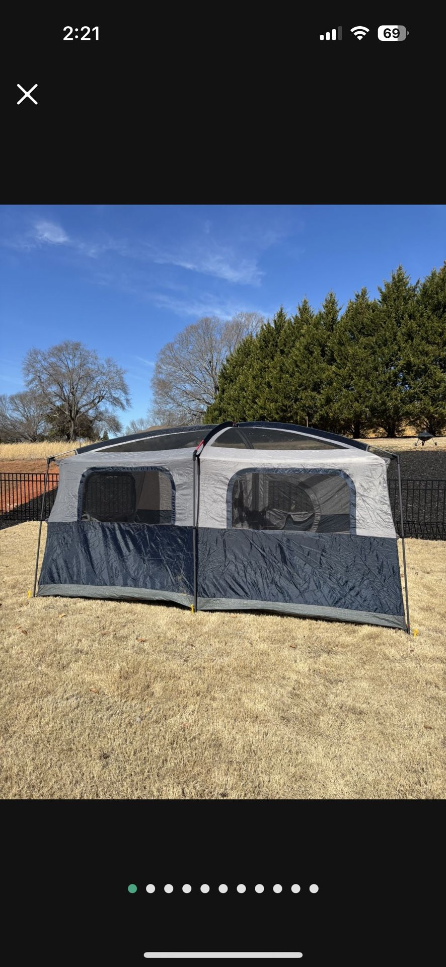 9 Person Tent And Three Kids Sleeping Bags