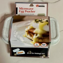 Microwave egg + hotdog cooker