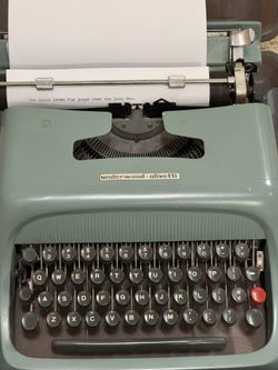 Early 1960s Olivetti Studio 44 Typewriter