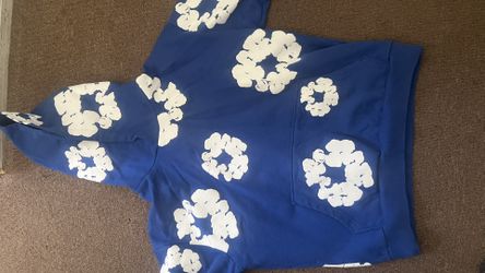 Blue denim tears hoodie size M