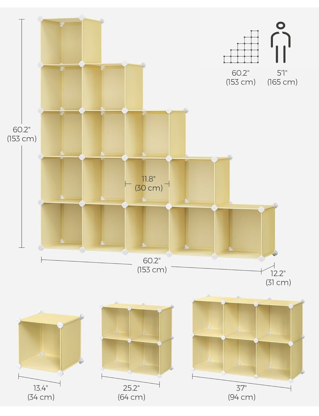 16-Cube Storage Unit