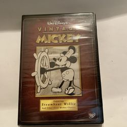 Vintage Mickey featuring Steamboat Willie Walt Disney 2005 DVD New Sealed