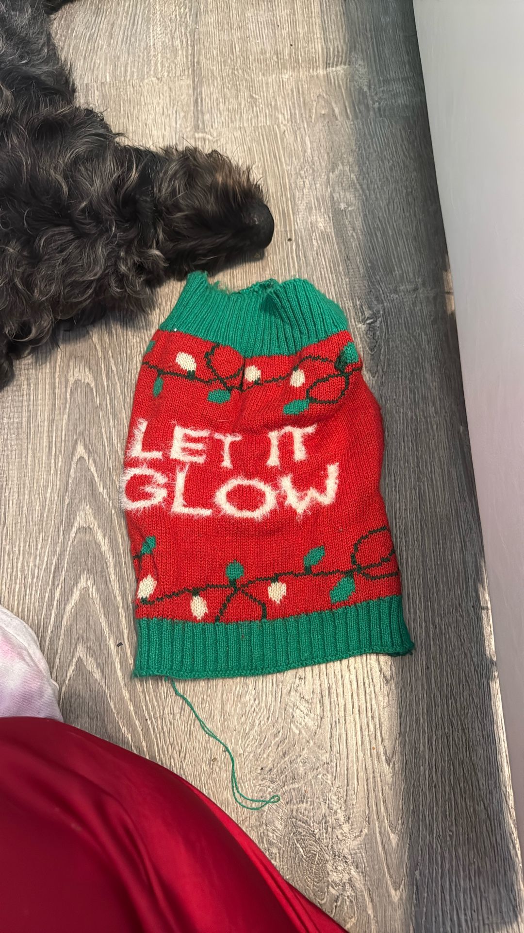 Christmas Sweater For Small Dog