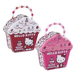 Hello Kitty Tin Lunchbox With carrying Handle VARIOUS DESIGNS