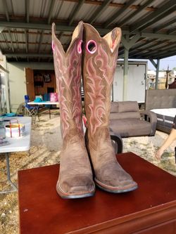 tony lama botas de mujer talla 10