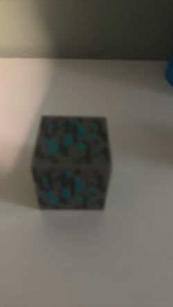 Diamond And Netherrack And Stone Block