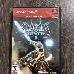 Star Ocean Till End Of Time - PS2 Playstation 2 Game Tested Working Complete