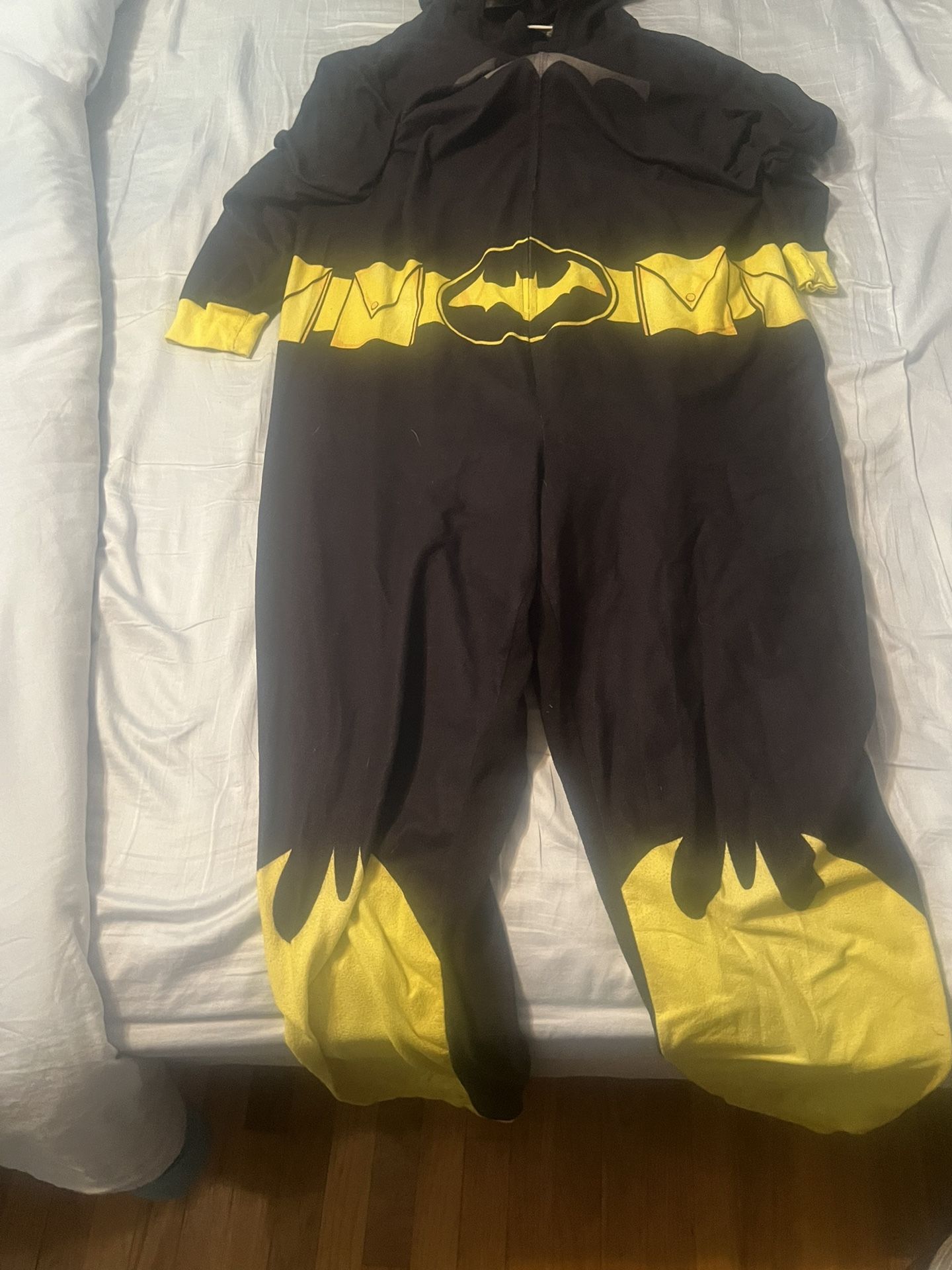 Batgirl Costume One Piece Zip Up Womens Size XL Dress Up