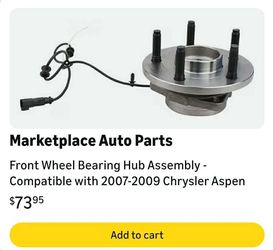 Front Wheel Bearing Hub Assembly for Chrysler