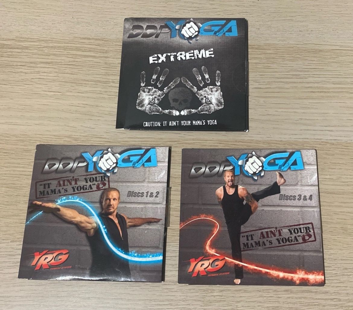 DDP Yoga YRG Diamond Dallas Page Fitness 4 Disc Set & Bonus Extreme Disc (DVD)