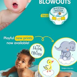 New!Pampers Swaddlers Newborn Diapers - 3Packs of 20