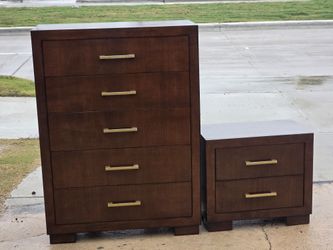 DRESSER AND NIGHTSTAND 